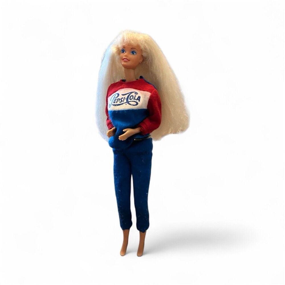 Pepsi Spirit Barbie Doll Pepsi-Cola Vintage 80s 1989 Mattel